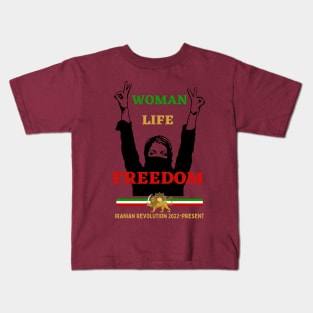 Iranian Revolution for freedom. Kids T-Shirt